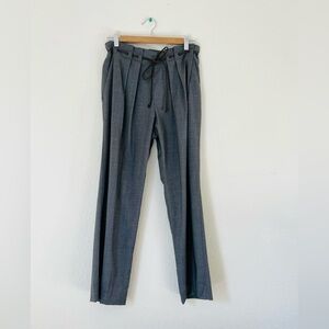 Brunello Cucinelli Gray Straight Leg Pants